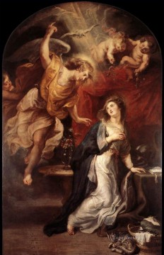 Anunciación 1628 Barroco Peter Paul Rubens Pinturas al óleo